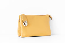 Load image into Gallery viewer, Crossbody Multi Pocket Purse - Yellow (caracol)
