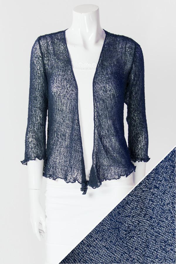 Cobweb Shrug - navy