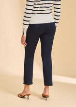 Load image into Gallery viewer, Pull-On Straight Ankle Denim Navy
