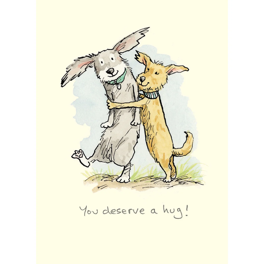 You Deserve a Hug Two Bad Mice Card