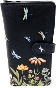 Dragonfly Meadow Long Wallet