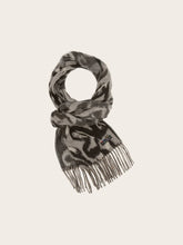 Load image into Gallery viewer, Cashmink Squiggles Scarf - Grey Base (VFraas)
