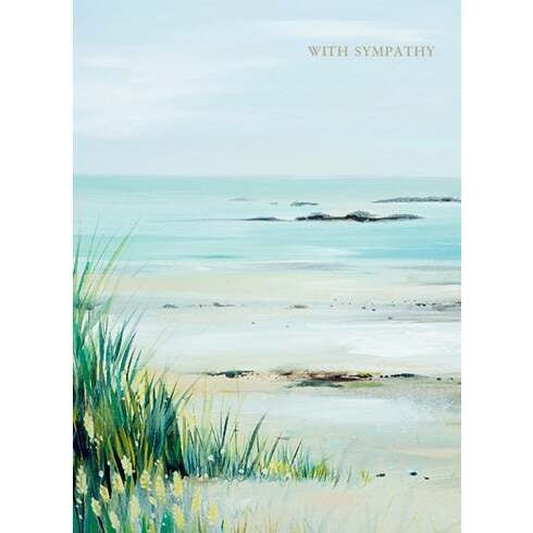 The Beach Sympathy Card
