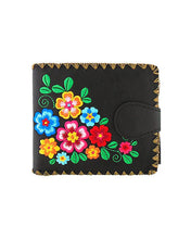 Load image into Gallery viewer, Garden Embroidered Wallet - asst colours
