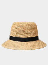 Load image into Gallery viewer, Calista Raffia Crochet Straw Cloche - Camel (Canadian Hat)
