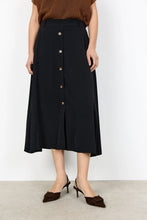 Load image into Gallery viewer, Midi Skirt With Pockets - Black (Soya Concept)
