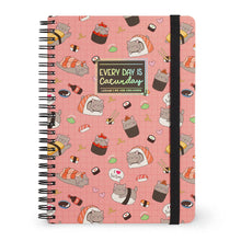 Load image into Gallery viewer, Every Day is Caturday Spiral Notebook
