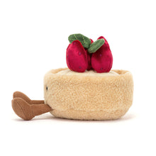 Load image into Gallery viewer, Jellycat Amuseables Fleurette Strawberry Tarte
