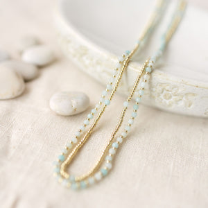 Always Necklace - Amazonite/Gold Plated