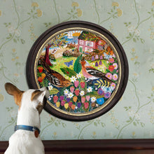 Load image into Gallery viewer, Birds by the Sea 500pc Round Puzzle
