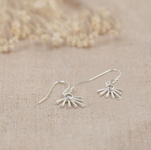 Burst Earrings - Silver Plated