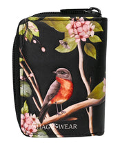 Load image into Gallery viewer, Round of Robins Change Purse - Black (Shagwear)
