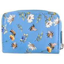 Load image into Gallery viewer, Bumblebee Garden Change Purse - Sky Blue
