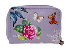 Load image into Gallery viewer, Floral Butterfly Change Purse - Mauve
