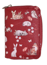 Load image into Gallery viewer, Forest Friends Change Purse - Red
