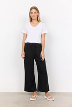 Load image into Gallery viewer, Linen Mix Wide Leg Pant - Black (Soya Concept)
