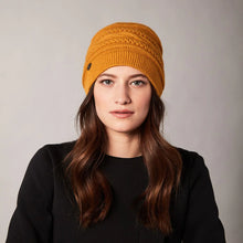 Load image into Gallery viewer, Bellia Chain Pattern Beanie - Yellow
