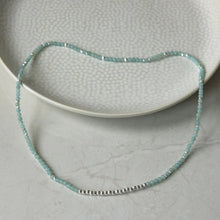 Load image into Gallery viewer, Circuit Loop Necklace/Bracelet - Amazonite/Silver Plated (Glee)
