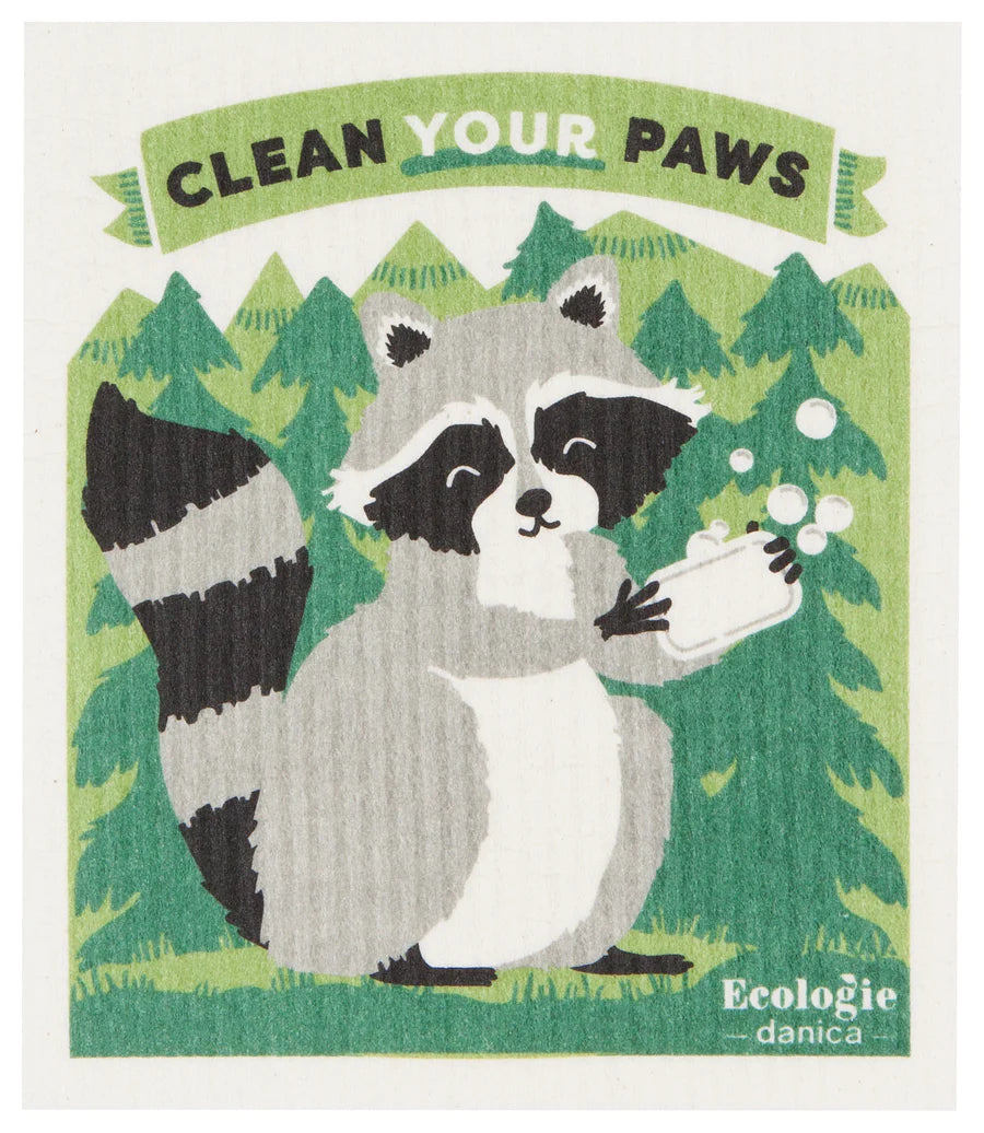 Clean Your Paws Swedish Dishcloth