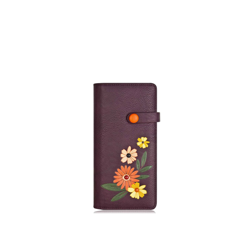 Espe Dahlia Long Wallet - Purple