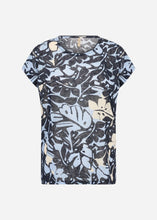 Load image into Gallery viewer, Aretha Printed T-Shirt - Navy (Soya Concept)
