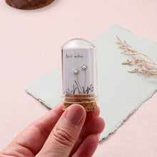 Load image into Gallery viewer, Best Wishes Pearl Flower Stud - Silver
