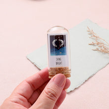 Load image into Gallery viewer, Crystal Edge Moon Stud - Silver
