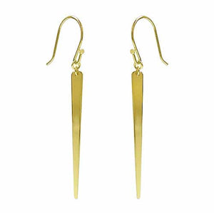 Spike Earrings - Sterling with Gold Plate