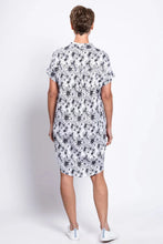 Load image into Gallery viewer, Elisa Dress - B&amp;W Sketch (Blue Sky)
