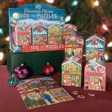 Load image into Gallery viewer, Christmas Market 100pc Puzzle - 4 asst
