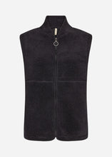 Load image into Gallery viewer, Faux Shearling Vest - Black (Soya Concept)
