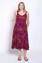 Load image into Gallery viewer, Shauna Dress - Pink Tropics (Blue Sky)
