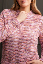 Load image into Gallery viewer, Varigated Mock Sweater - Azalea
