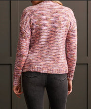 Load image into Gallery viewer, Varigated Mock Sweater - Azalea
