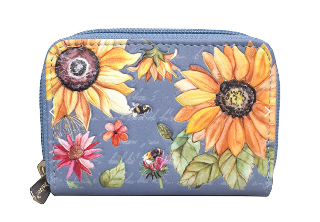 Sunflower Coin Purse - Slate