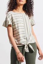 Load image into Gallery viewer, Tie Front Blouse - Cactus (Tribal)
