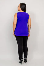 Load image into Gallery viewer, Jazz Bamboo Tunic Tank - Violet (Blue Sky)
