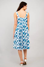 Load image into Gallery viewer, Aster Linen Mix Dress (Blue Sky)
