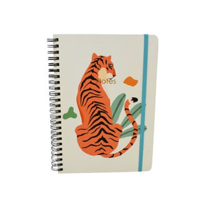 Tiger Spiral Notebook - 80 pages