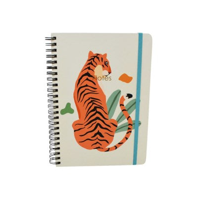 Tiger Spiral Notebook - 80 pages