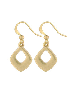 Small Diamond Outline Earrings