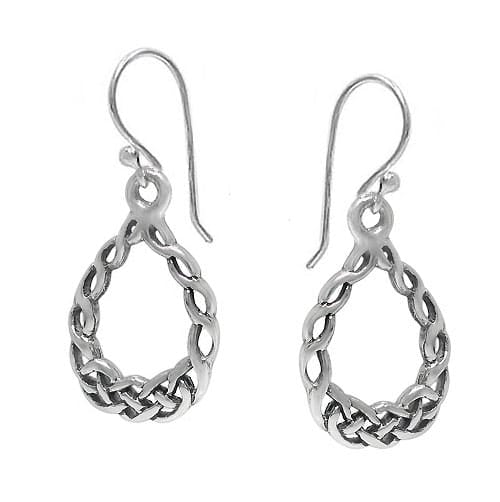 Braided Teardrop Earrings