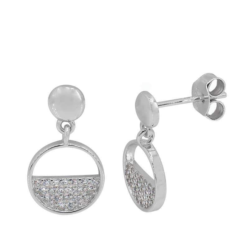 Mini Circles on Post Earrings