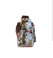 Load image into Gallery viewer, Blue Botanical Nylon Bag
