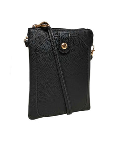 Pocket Front Mini Phone Bag - Black