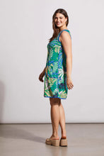 Load image into Gallery viewer, Reversible A-Line Dress - Just Green (Tribal)
