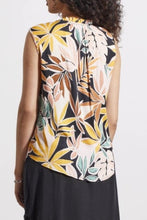 Load image into Gallery viewer, Ruffle Neck Sleeveless Top - Apricot (Tribal)
