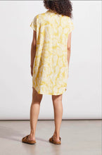 Load image into Gallery viewer, Palm Shirt Dress - Bright Gold (Tribal)
