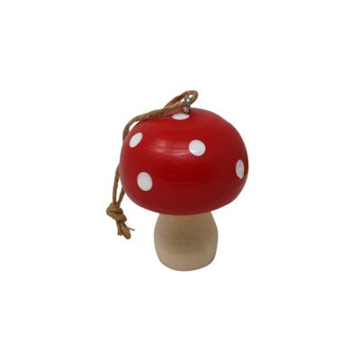 Nostalgia Wood Mushroom Ornament