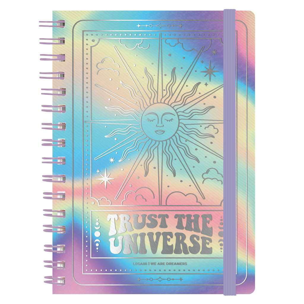 Trust the Universe Spiral Notebook